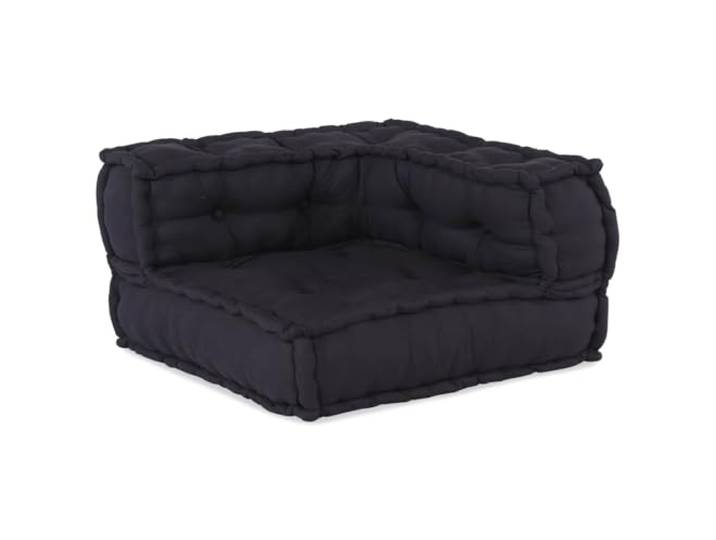 PUGYNBK Modulares Sofa, Stoff, Anthrazit, 210 x 140 x 56 cm Verwendung im Innen- und Außenbereich, Schaumstoffkissen, atmungsaktiver Stoff, rekonfigurierbares Design