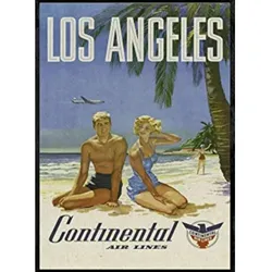 POSTER Amerika Playa De Los Angeles A3 Rahmenlos