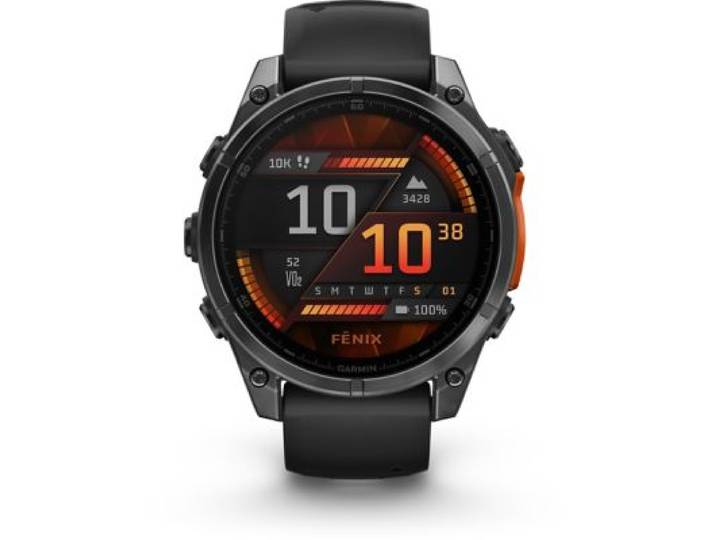 Garmin - Montre Sport Fenix 8 Multisports Gps Amoled Ip6x Bt Wi-Fi 47 Mm Noir / Noir