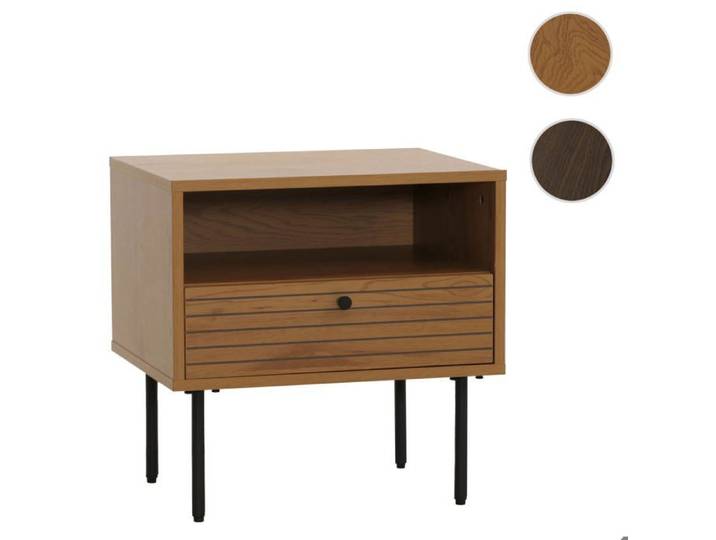 Table de nuit MCW-N78 50x40x50cm nature