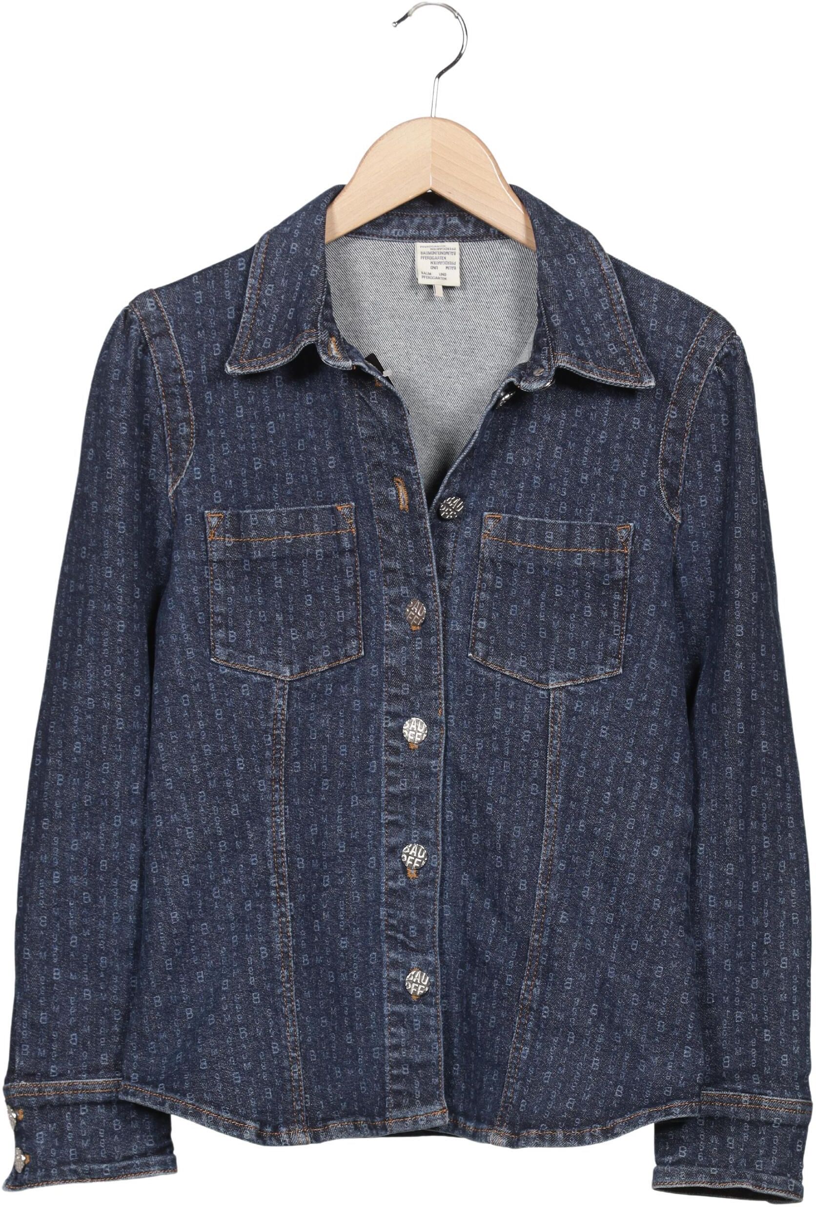 Baum UND Pferdgarten Damen Jacke, Blau, Gr. EU 38, Baumwolle / Synthetik / Elasthan - Second Hand
