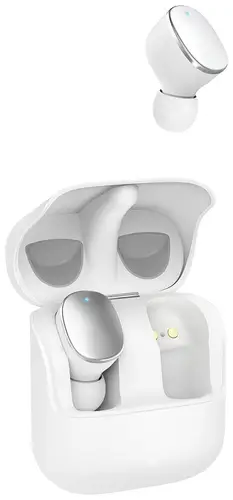 Hama Spirit Pure In Ear Headset Bluetooth Stereo Weiß Batterieladeanzeige, Headset, Ladecase, Lautstärkeregelung, Touch-Steuerung
