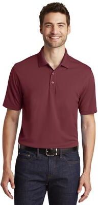 Port Authority K110 Dry Zone UV Micro-Mesh Polo Shirt in Burgundy size 6XL   Polyester