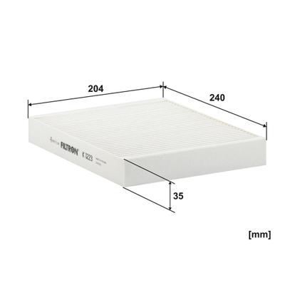 FILTRON Filter, Innenraumluft K 1223 für Opel GM