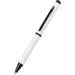 ONLINE® Hexagon Stylus Kugelschreiber weiß 0.6 mm Schreibfarbe: Blau