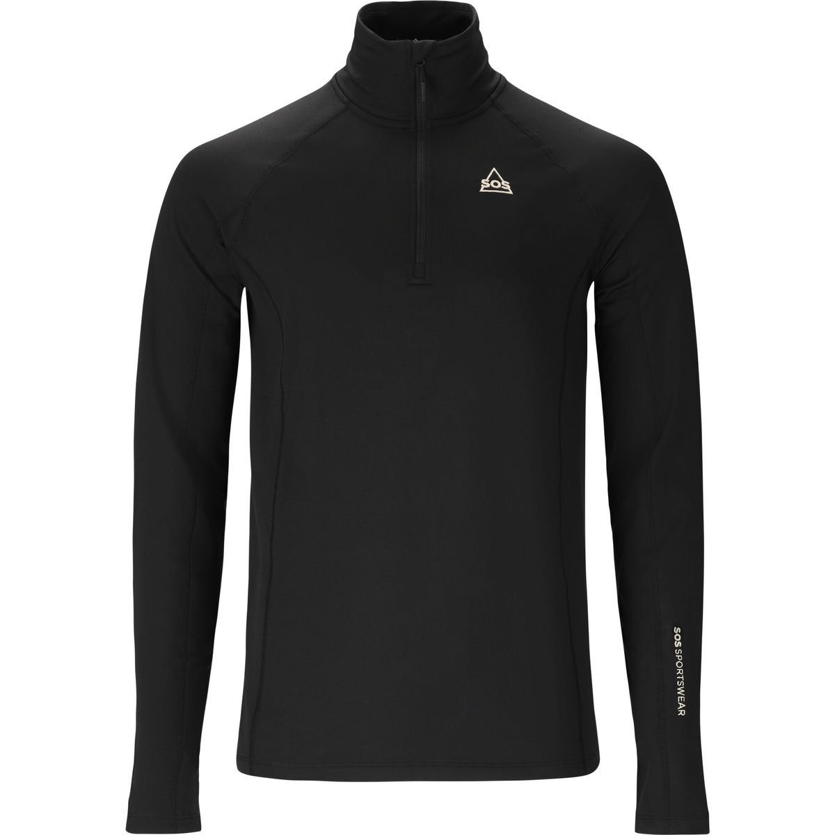 SOS Stratos M Half Zip Midlayer black (1001) M SOS263159-1001-M