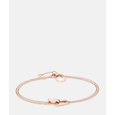 Armband LIEBESKIND BERLIN "Schmuck Geschenk Edelstahl Armkette Festive Mini Link", rosa (roségoldfarben), Armbänder, Damen, 20cm, Edelstahl, Armband