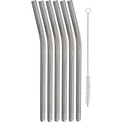 WMF Glastrinkhalme Baric inkl. Bürste 23cm 6-tlg.