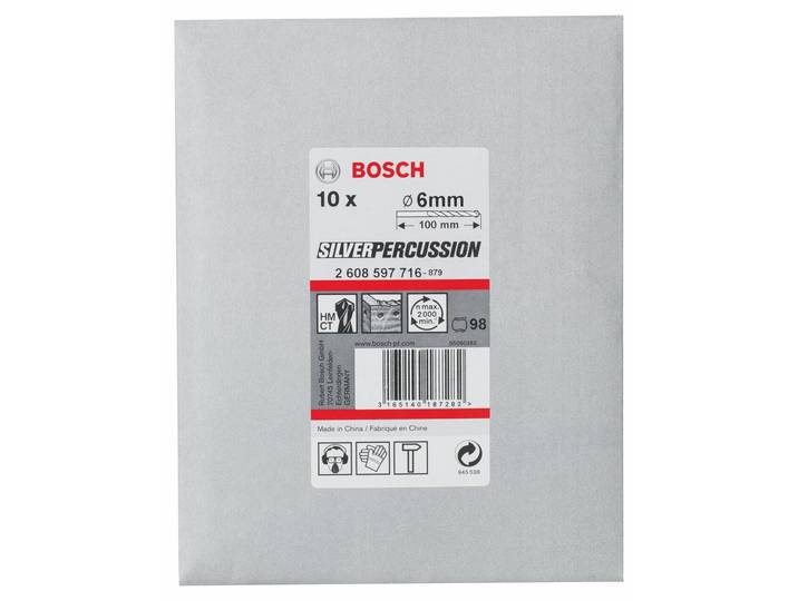 Foret à béton CYL-3\, 6 x 60 x 100 mm\, d 5\,5 mm\, paquet de 10