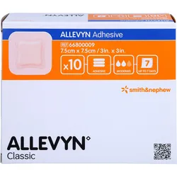 Allevyn Adhesive7.5cm x7.5cm Haftende Wundauflagen 10 ST