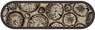 Mayberry Rug "Cozy Cabin Red Creek Tread Non Skid Lodge Stair Treads 9""x30"""