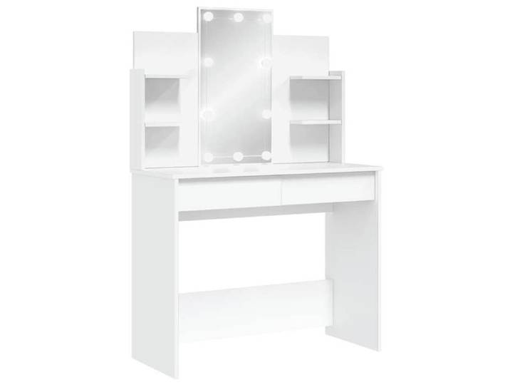 Bestseller Coiffeuse avec lumières LED - CLOUD - Pour femmes/filles - blanc 96x40x142 cm FR327