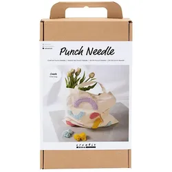 Creativ Company Craft Kit Punch Needle, Handarbeitsset, Mehrfarbig