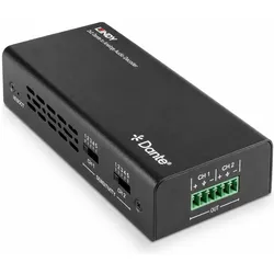 Lindy 2-Chan Dante Analog Audio Decod (Digital -> Analog), Audio Adapter, Schwarz