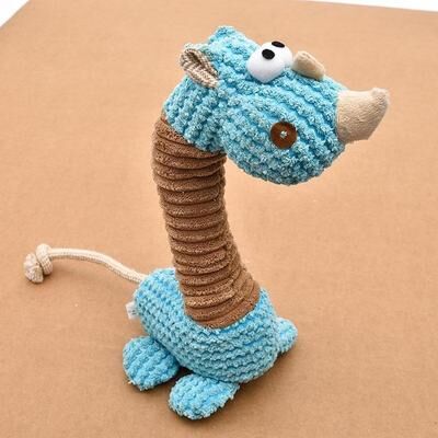 United Squeaky Cartoon Plush Chew Toy For Dogs & Cats Interactive Dental Teething Toy a