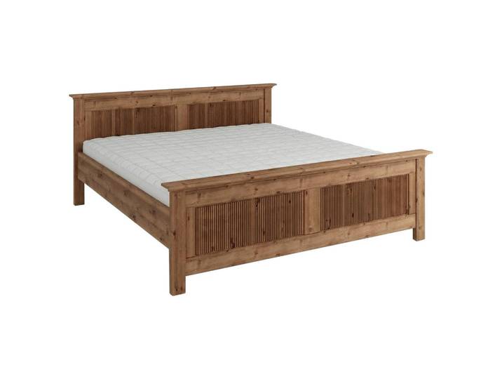 Linea Natura Bett, Eiche, Holz, Kiefer, massiv, 200x200 cm, Schlafzimmer, Betten, Doppelbetten
