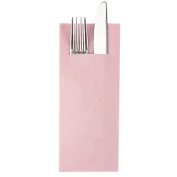 Airlaid Besteckservietten "Pub" Altrosa, 40 x 33 cm, 75 Stück - Mank