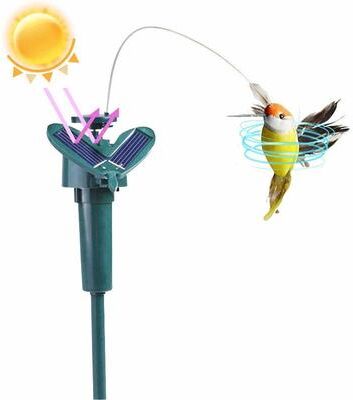 Combo Retail Shop Funny Solar Rotating Bird Toy, Flying Humming Bird For Garden Decoration Funny Solar Rotating Bird Toy, Flying Humming Bird For Garden Decoration