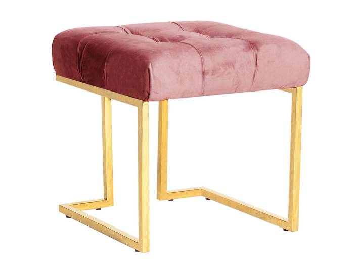 Kayoom Hocker, Altrosa, Metall, rechteckig, 48x48x48 cm, Bsci, Wohnzimmer, Hocker, Sitzhocker