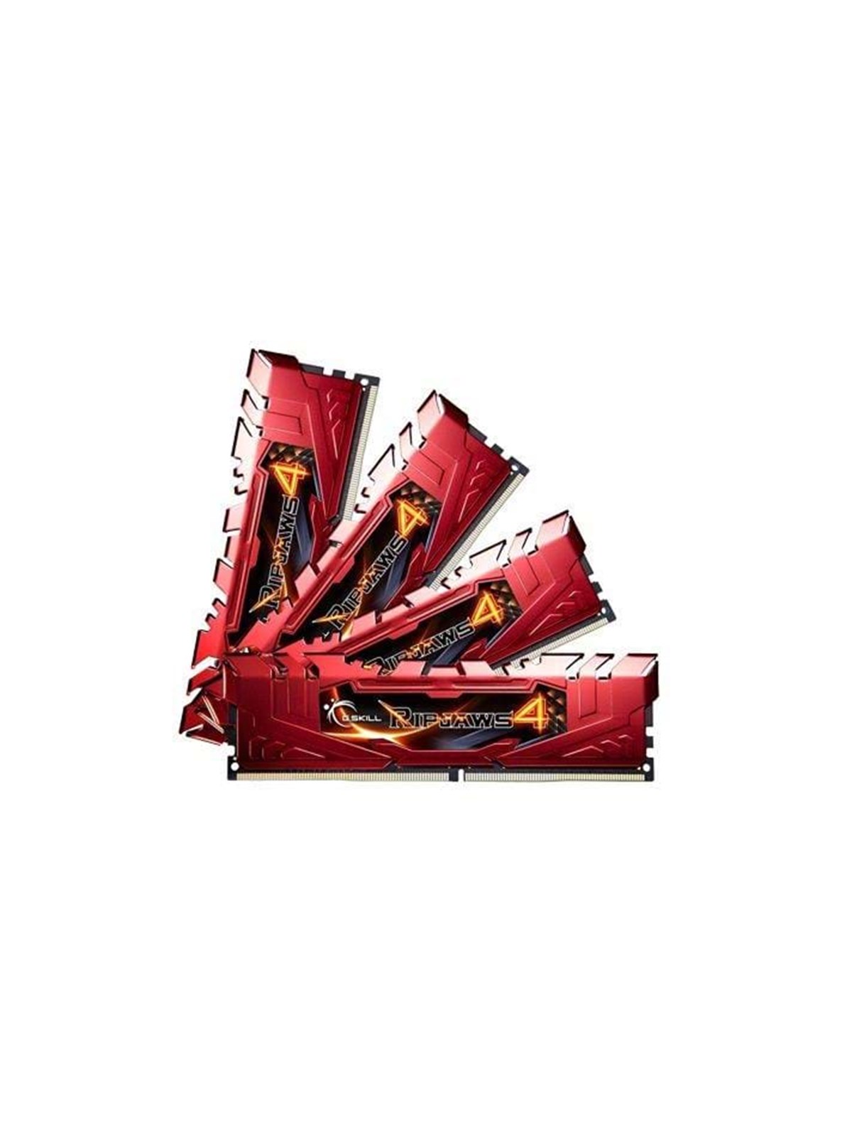 G.Skill Ripjaws 4 DDR4-2133 - 16GB - CL15 - Quad Channel (4 pcs) - Intel XMP - Rot