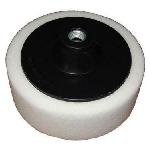 Silver Fahren Sie 125 mm polierender Schwamm Weiss M14 Tough/Silber (35622002)