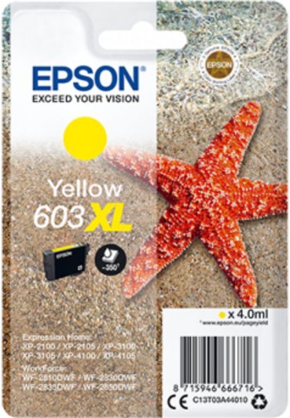 Epson 603XL (C13T03A44010) - Gelb - Druckerpatrone - Hohe Kapazität