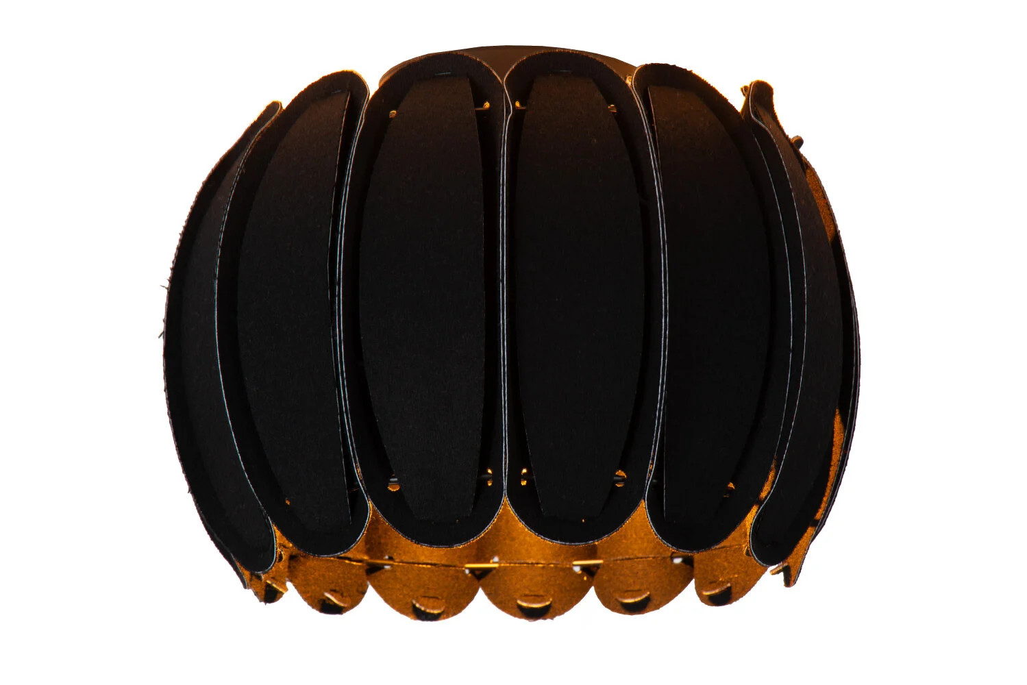 Lucide Spencer Plafondlamp Zwart met Textiel en Metaal Ø 30 cm