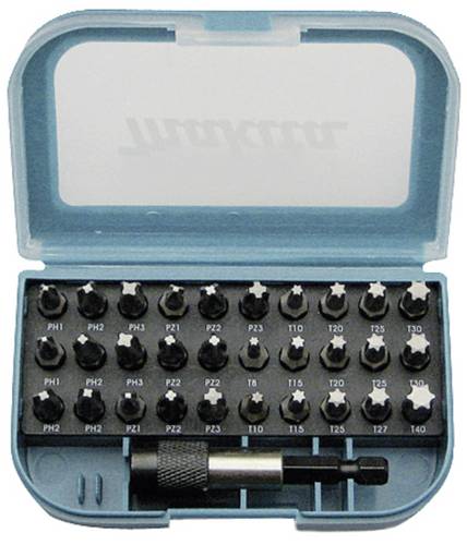 Makita P-73374 Bit-Set 31teilig Kreuzschlitz Pozidriv, Kreuzschlitz Phillips, Innen-Sechsrund (TX)