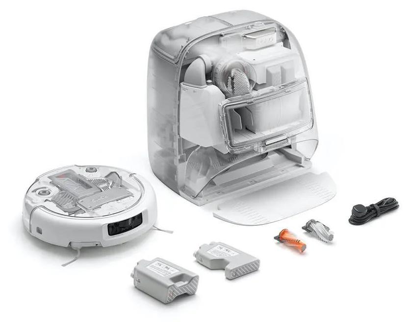 DJI ROMO P (Water Tank Version), Beutellos, Transparent, Rund, Staubbeutel, Ladend, Mop washing, Purification, 0,26 l