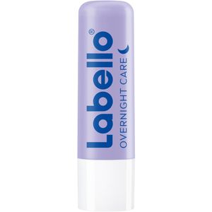 Labello Lippenbalsam Over Night Care, mit Sheabutter und ätherischem Lavendelöl, 4,8g