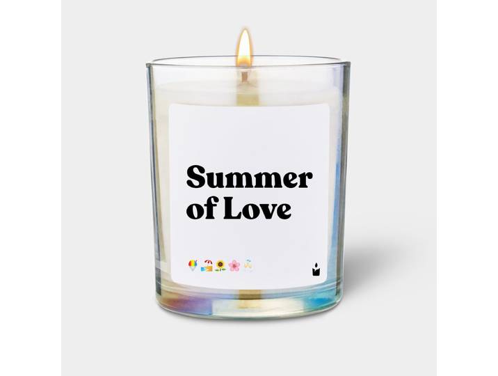 Duftkerze Rainbow Woody Summer of Love