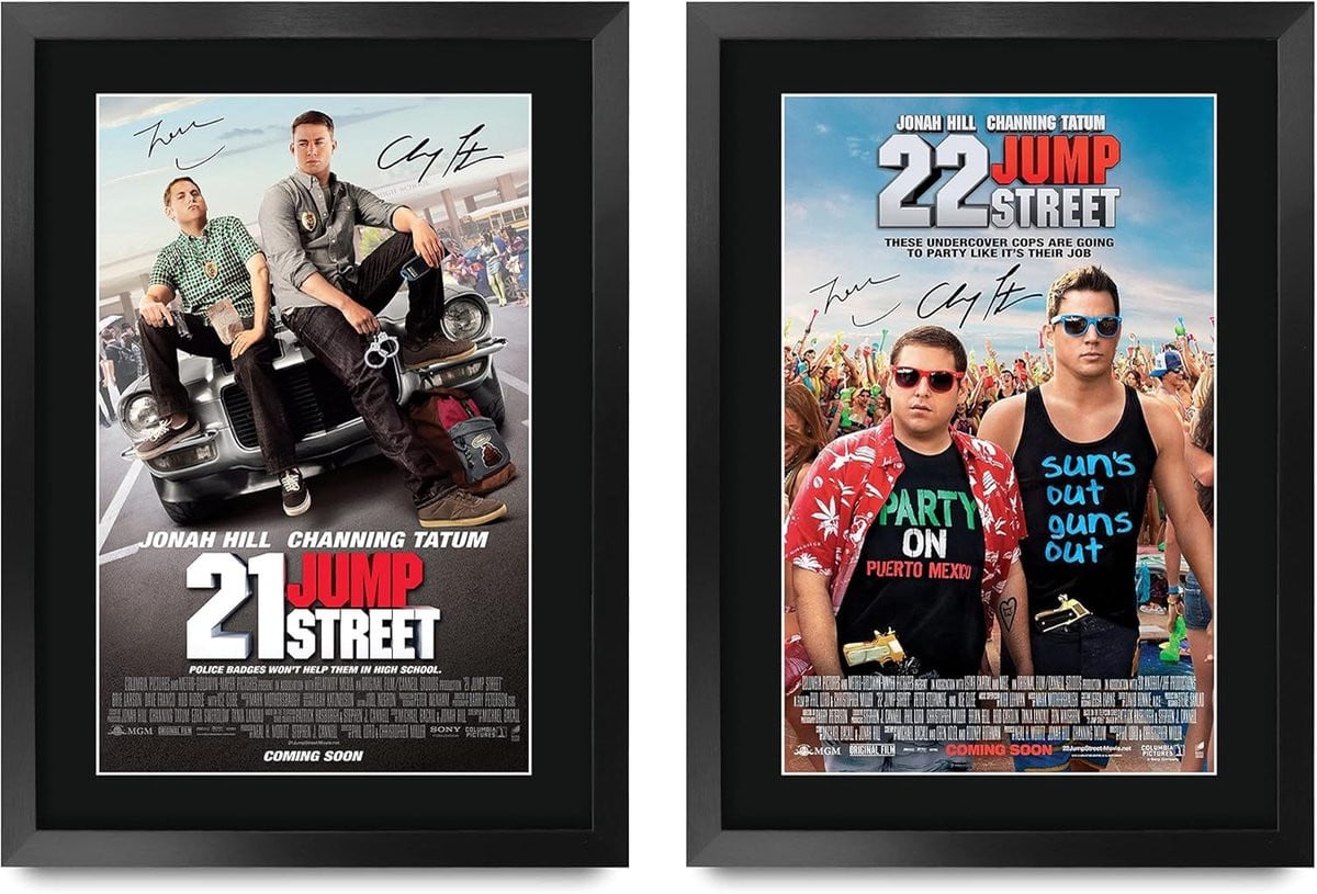 Film Poster Wanddecoratie Ingelijste Replica A3 Zwart