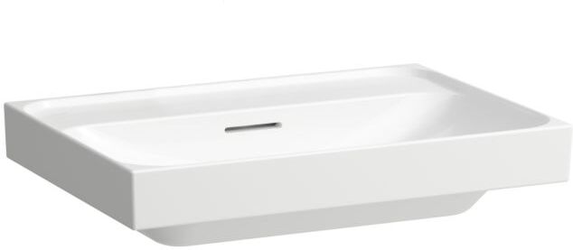 Laufen Meda Aufsatzwaschtisch H8161140001091 65x46cm, mit Überlauf, ohne Hahnloch, weiß