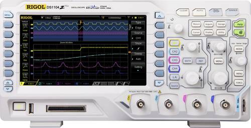 Rigol DS1074Z-S Plus Digital-Oszilloskop 70MHz 4-Kanal 1 GSa/s 24 Mpts 8 Bit Digital-Speicher (DSO), Funktionsgenerator 1St.