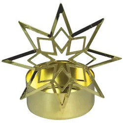 Teelichthalter Vano Rautenstern gold