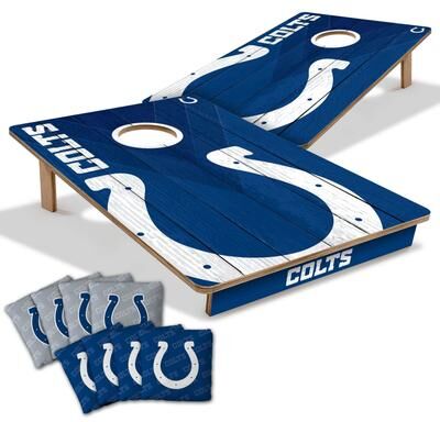 Skip's Garage Indianapolis Colts NFL Tailgate Cornhole Board Set