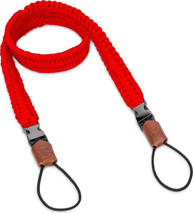 C-ROPE Kameragurt Traveler aus Paracord 125cm Bright Red retail