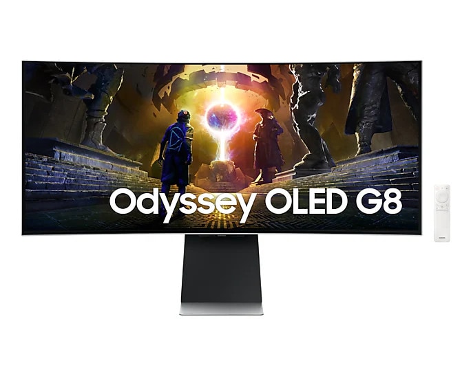 Samsung Odyssey G85SD LS34DG850SUXEN 34 Zoll UWQHD QD-OLED Panel 21:9 175 Hz Curved Gaming Monitor