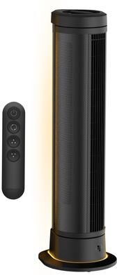 Vornado ARA Oscillating Ambient Light Tower Fan with Remote, 40 Inch, Quiet Powerful Fan, 5 Speeds