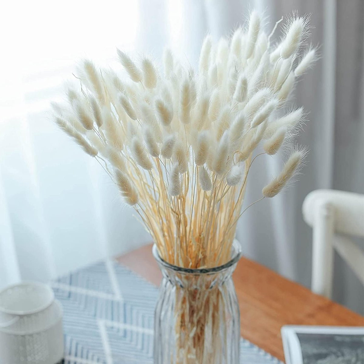 Set van 60 stuks Droge Pampas - Natuurlijke Decoratieve Bloemen