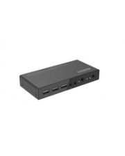 MicroConnect 4Ka60Hz HDMI KVM switch 2x1 4 4 4 Schwarz (MC-HDMIKVM0201-4K)