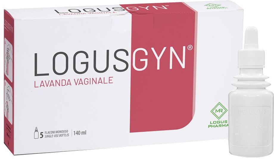 LOGUS PHARMA Srl Logusgyn Lavanda Vaginale, 5 Flaconi Monouso da 140 ml