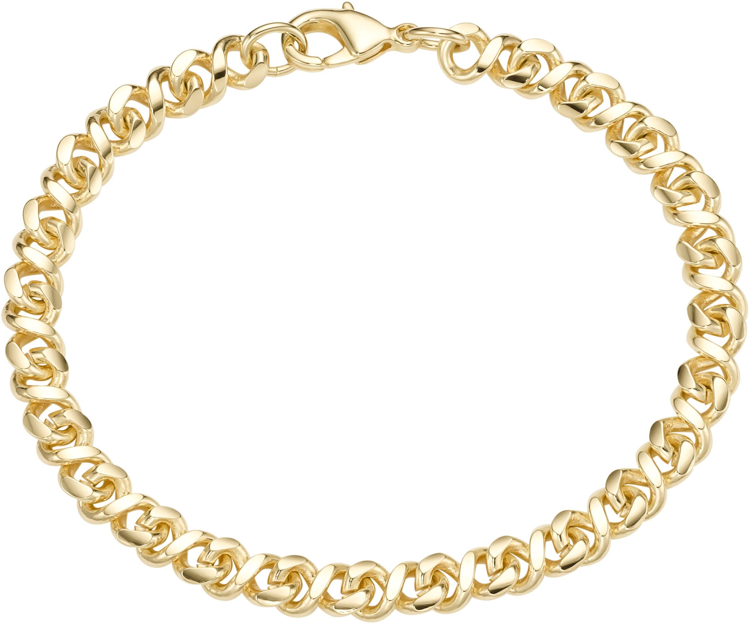 Armband FIRETTI "Schmuck Geschenk Armschmuck Armkette Achterkette", gold (gelbgoldfarben), Armbänder, Damen, 21cm, Tombak, Armband, Made in Germany gelbgoldfarben 21cm, Tombak