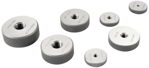 Dasqua 6311-3203 7-teiliges Gewindelehren-Set, No-Go-Ringlehre
