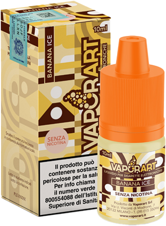 VaporArt Banana Ice Liquido Pronto 10ml Banana Ghiaccio