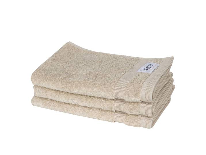 Gästehandtücher Schöner Wohnen Cuddly 30 x 50cm Beige/Beige