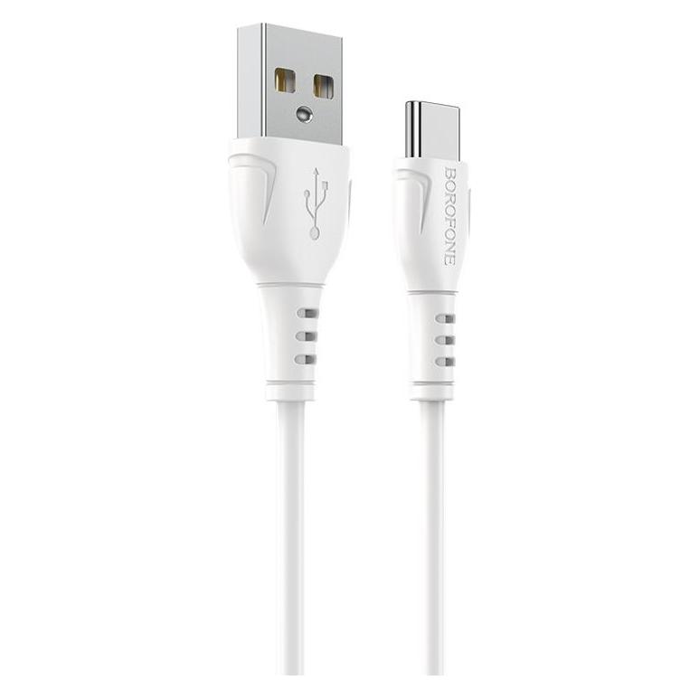 Borofone USB-A to USB-C BX51 Triumph MP, 18W, 2A, 1m, weiss (1 m, 20 W) (46721468)