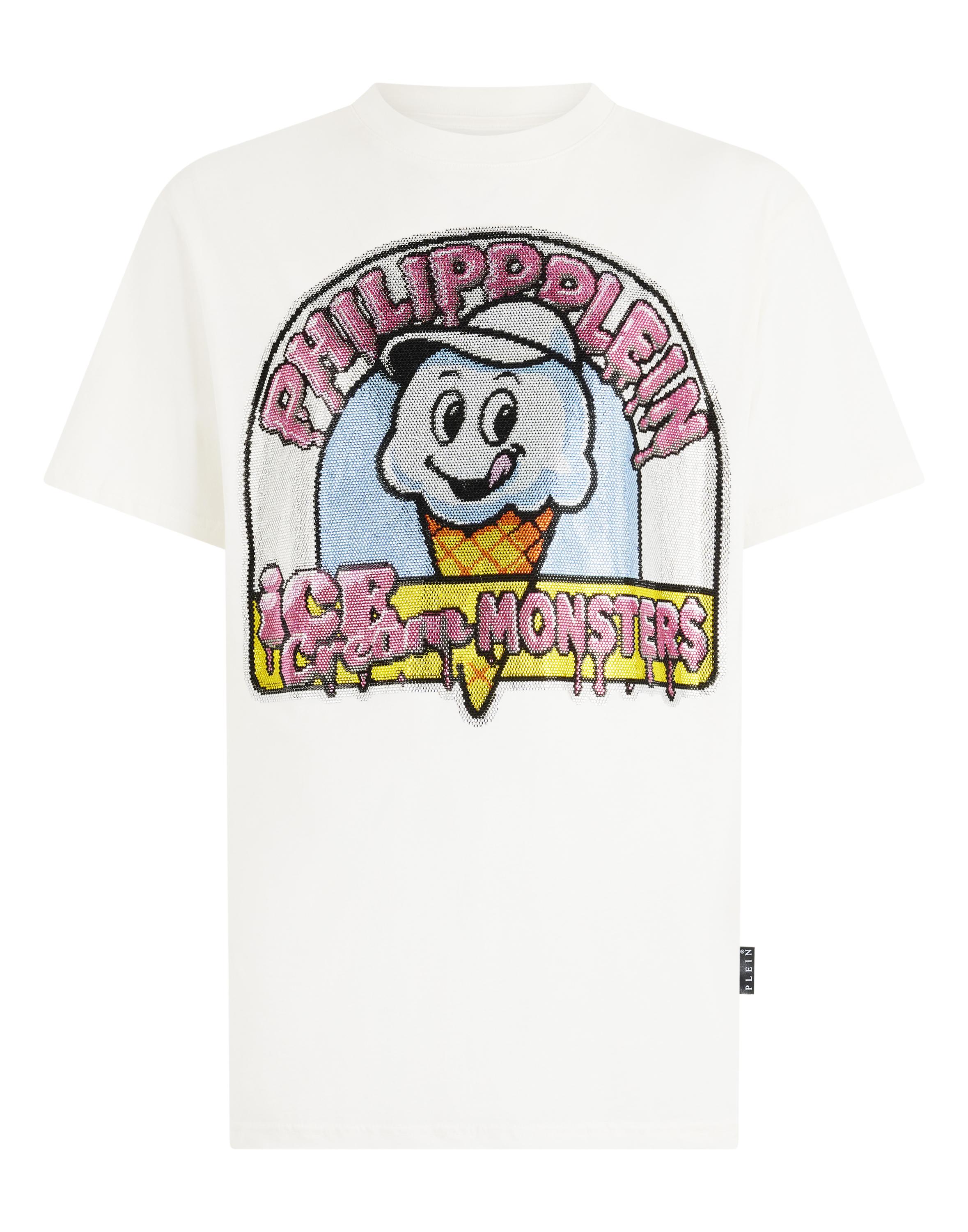 Round Neck T-Shirt Ice Cream Monsters