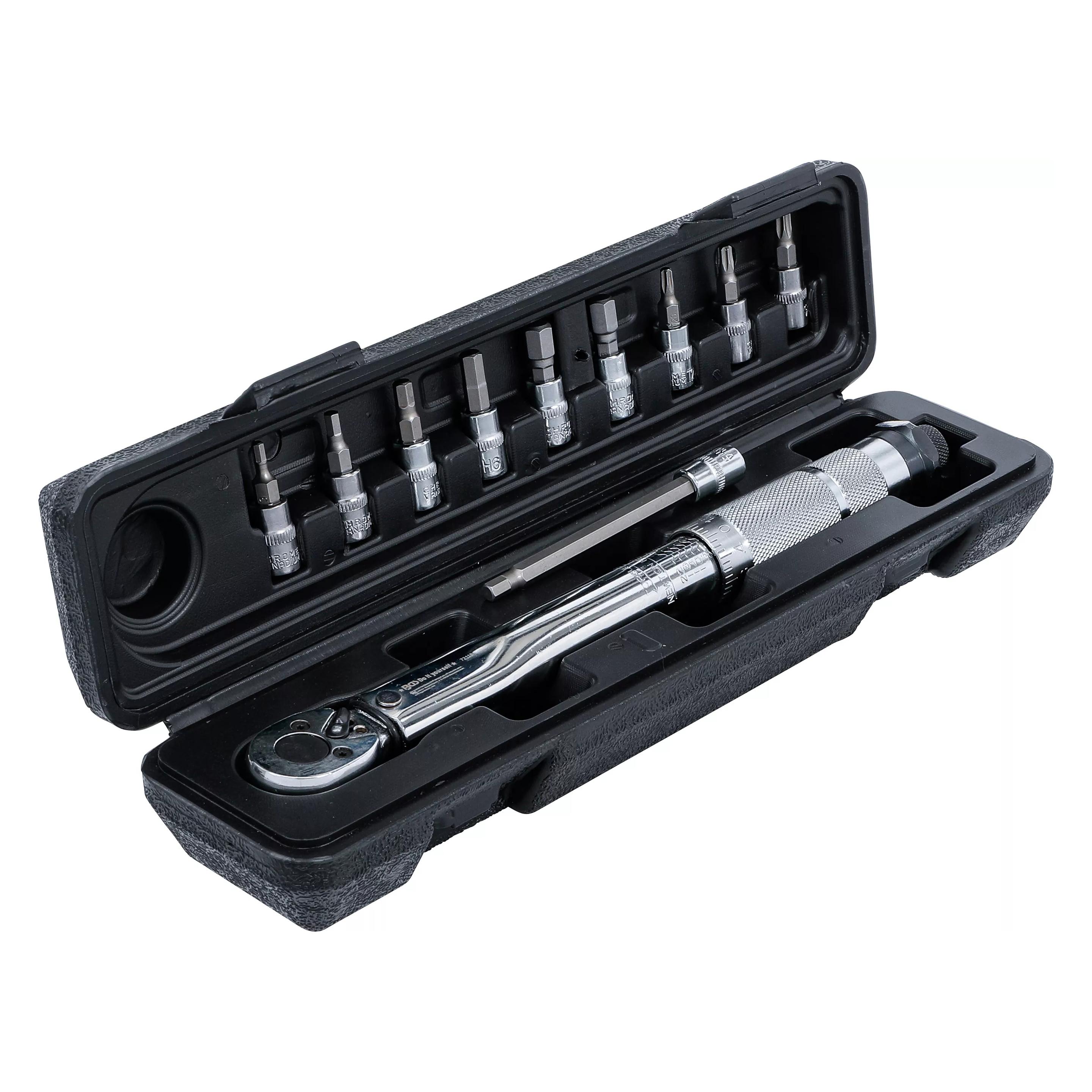 BGS Drehmomentschlüssel-Satz (1/4", 2 - 24 Nm) (72118)