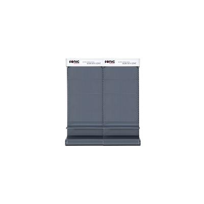 SONIC EQUIPMENT Werbeartikel Ausstellungswand 2 Meter inklusive Haken und Leuchte 47797